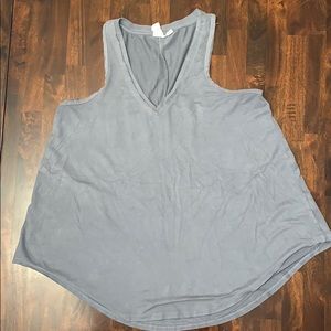 Suede tank top